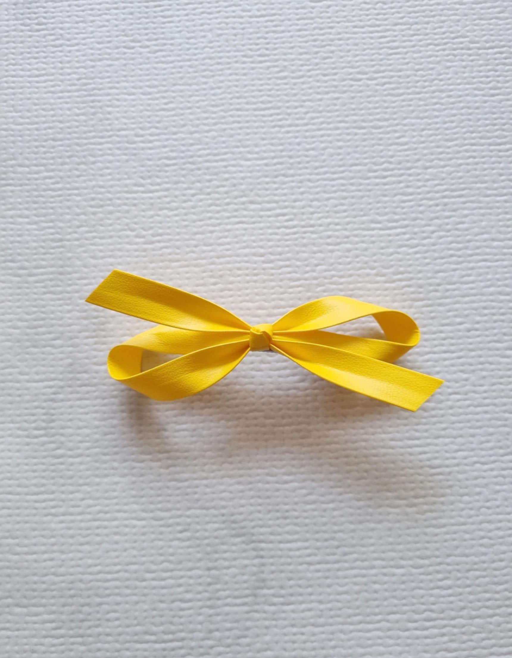 Poppy Color Classic Twisted Layered Bow Clip free rainbow snap clip hypoallergenic nickel free baby safe faux leather strip [with Pinkluvme]