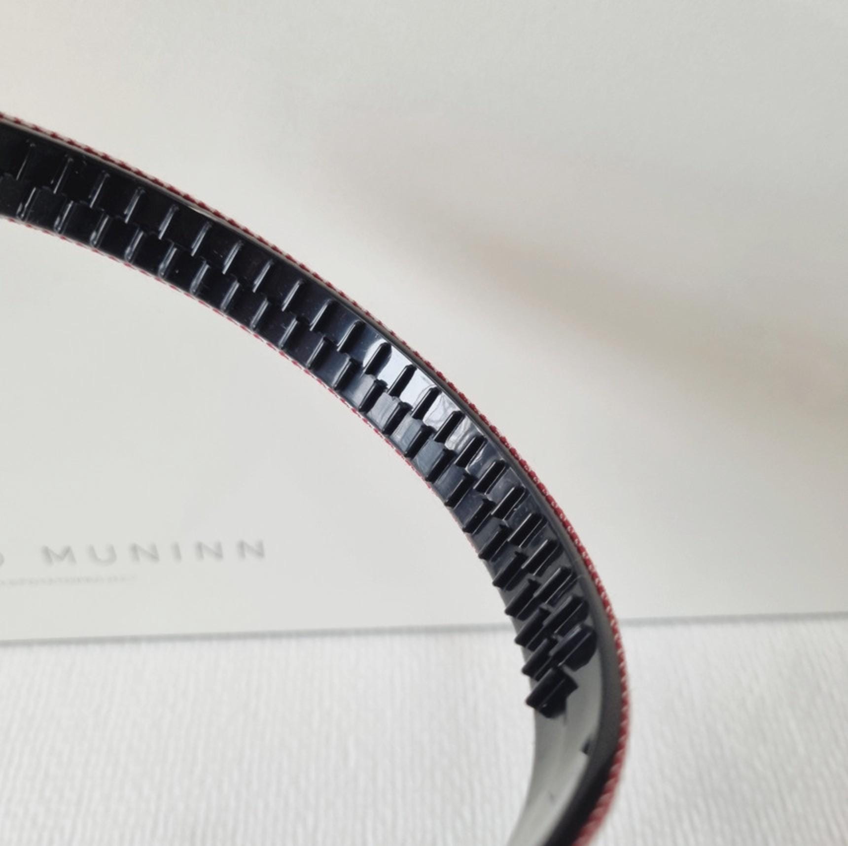 Kids Embroidered Flower Headband red pink yellow green blue double combed ridges school daily hairband checkered striped [with Pinkluvme]