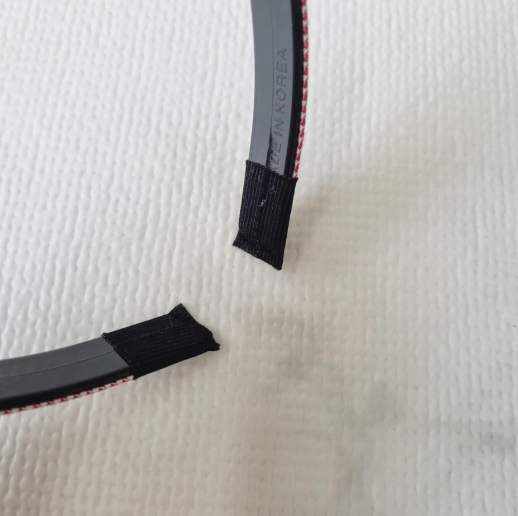 Kids Embroidered Flower Headband red pink yellow green blue double combed ridges school daily hairband checkered striped [with Pinkluvme]