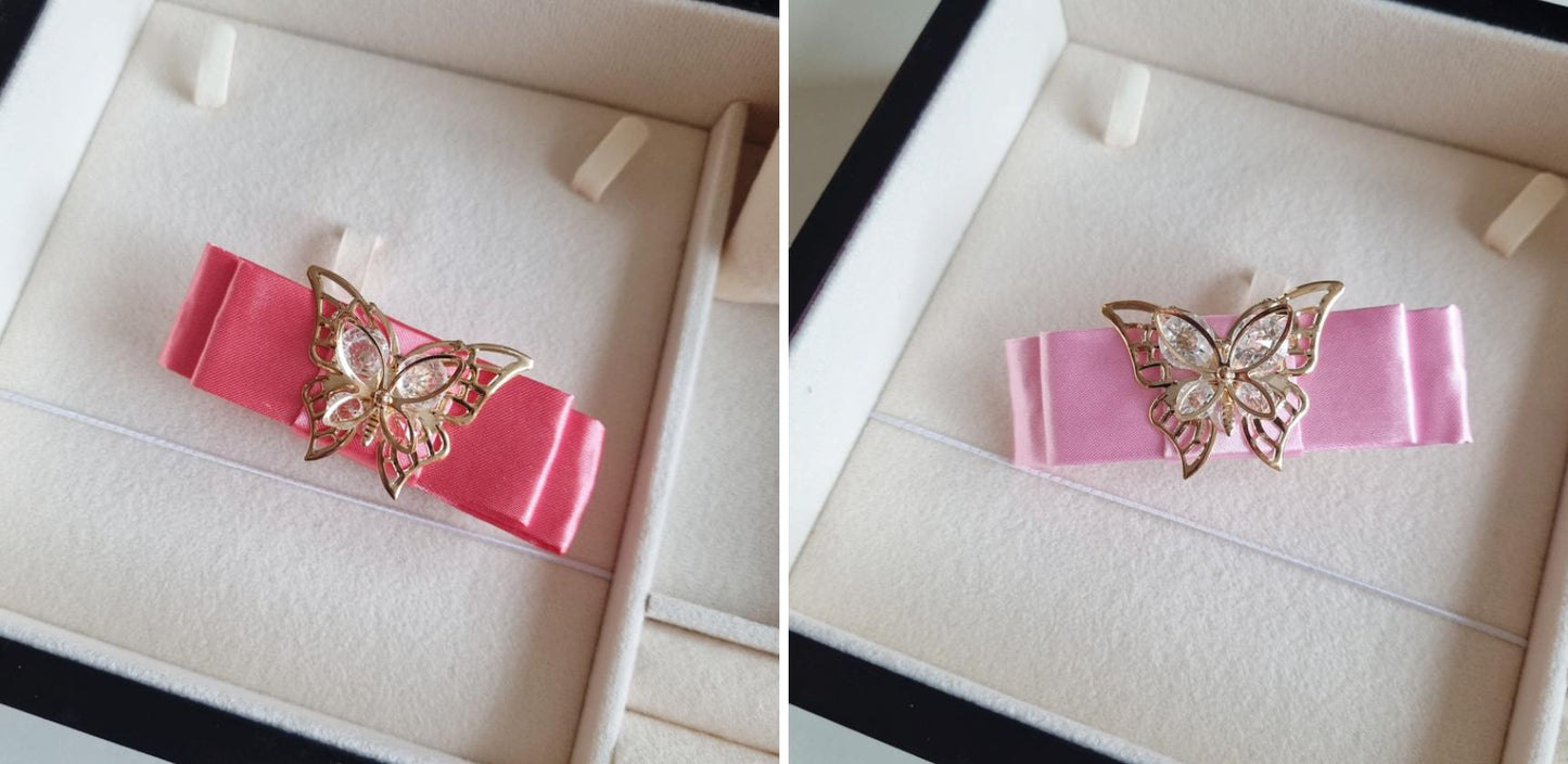 Elegant Butterfly Hanbok-Inspired Hair Clip 10 colors Korean traditional accessory seollal chuseok doljanchi photoshoot [with Pinkluvme]