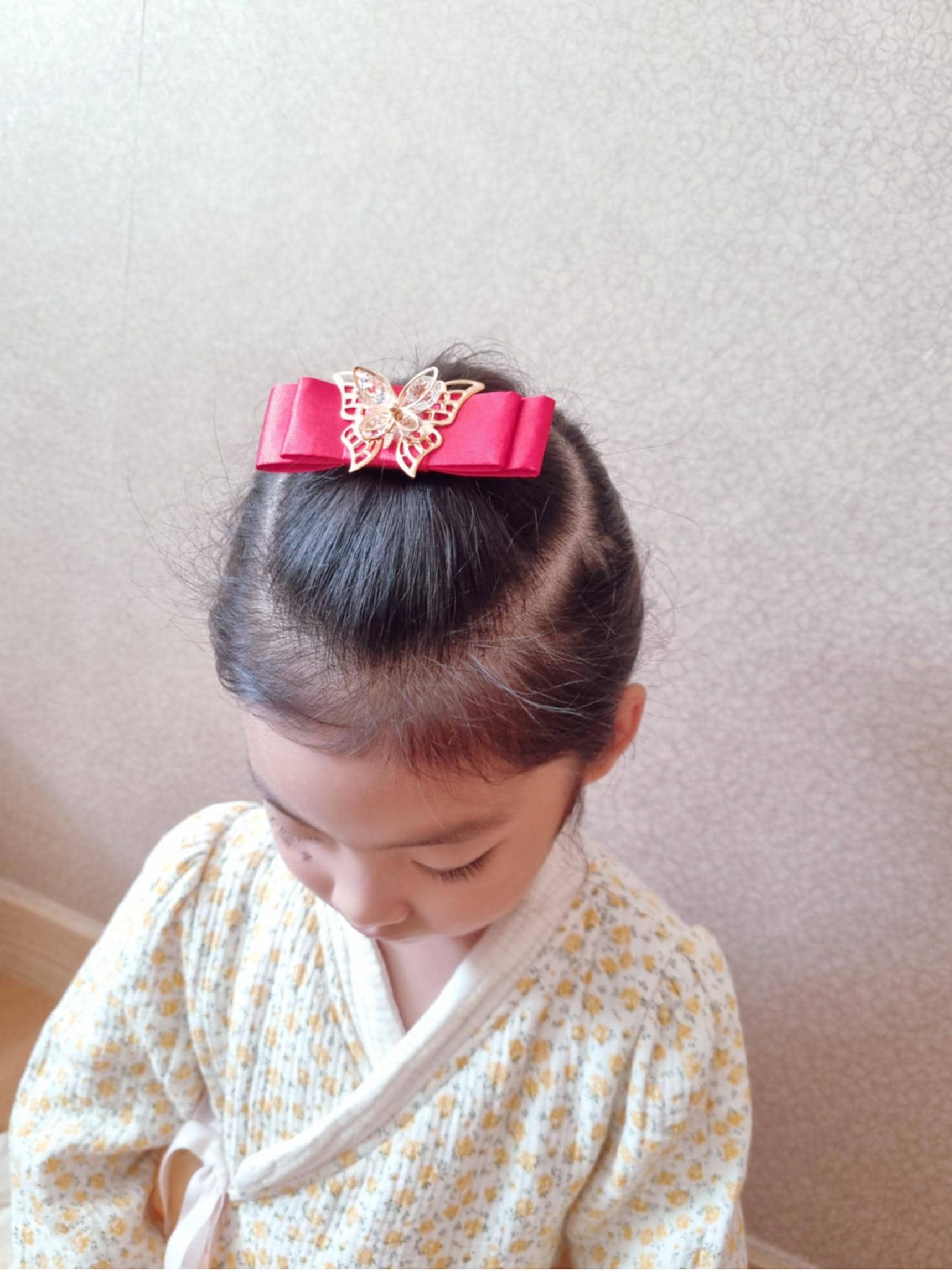 Elegant Butterfly Hanbok-Inspired Hair Clip 10 colors Korean traditional accessory seollal chuseok doljanchi photoshoot [with Pinkluvme]