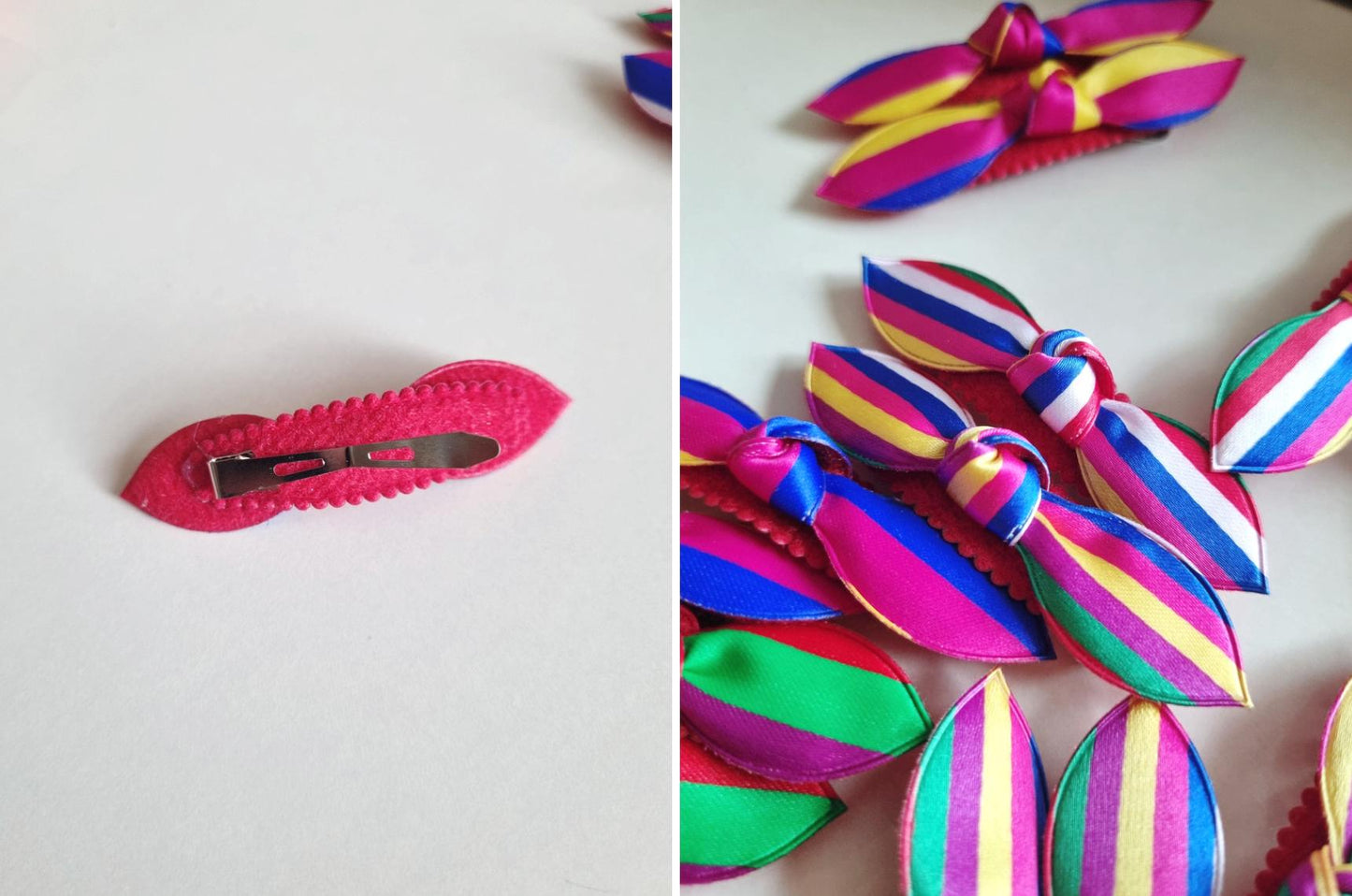 Korean Saekdong Hair Clip Set 2 pcs Lightweight Hanbok Ribbon Pin limited supplies cannot restock 3 types Kpop pigtail [with Pinkluvme]