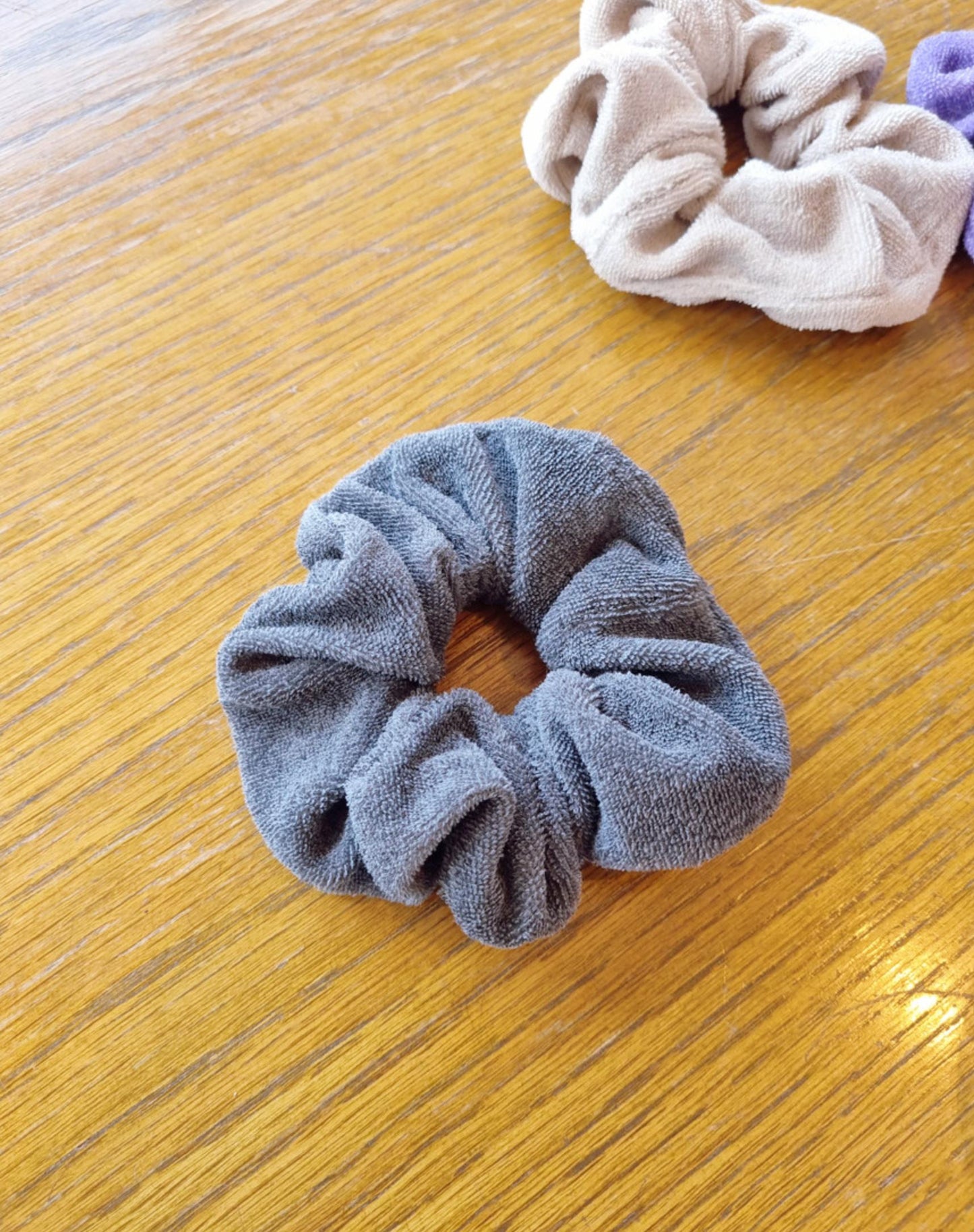 Terry Towel Scrunchies – 5 Vivid Colors Handmade in Korea [with Pinkluvme]