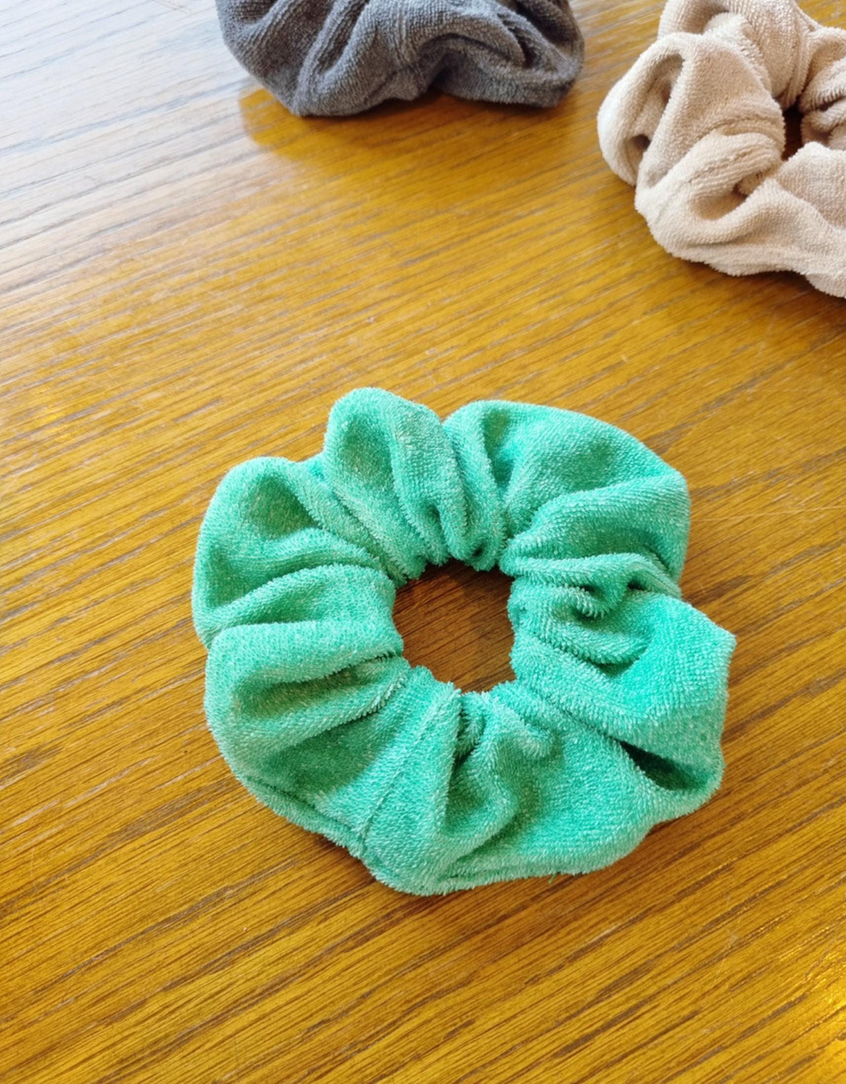 Terry Towel Scrunchies – 5 Vivid Colors Handmade in Korea [with Pinkluvme]