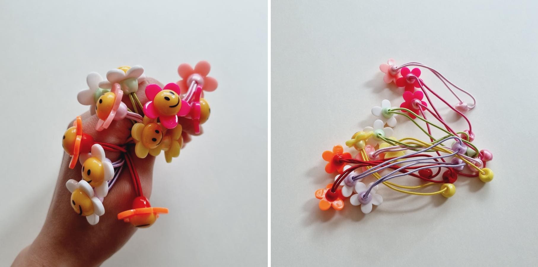 Smiley Gingham Knot Headband pink blue green purple Korean checkered solid ribbon retro free smiley hair tie mom and girl [with Pinkluvme]